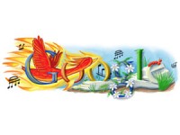 Google logo - Igor Stravinsky birthday logo