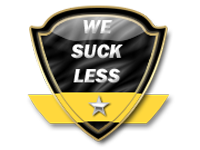 We suck less