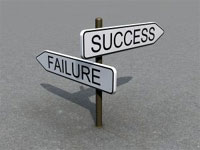 Achieving success via business failures success failure