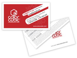 good looking business cards by ColorCubic