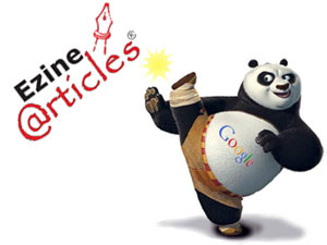 google panda kicks ezinearticles