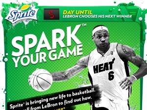 sprite spark your game contest with lebron james