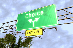 choice sign