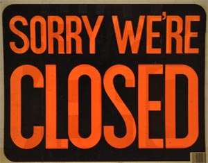 How to fail your business going out of business