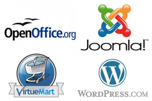 open source software logos