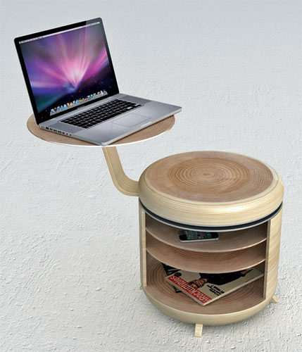 laptop stand stool