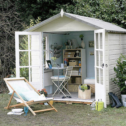 garden shed office idea