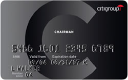 citibank chairmans credit card