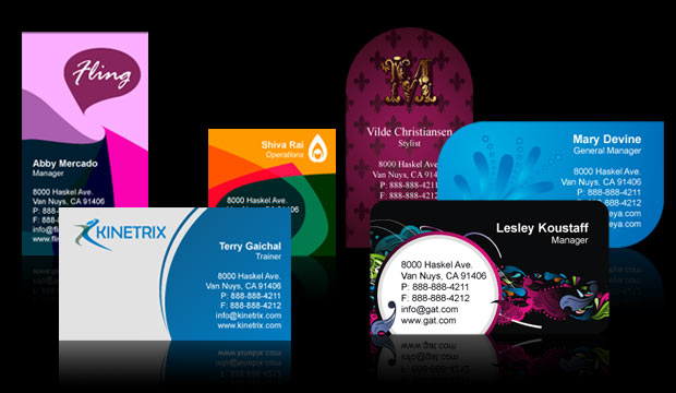 business cards samples