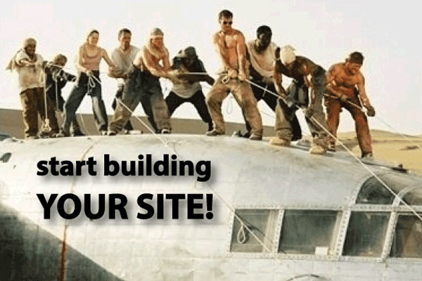 start building your site