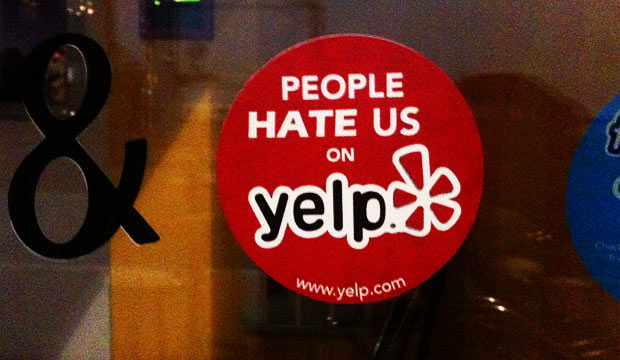 yelp sticker