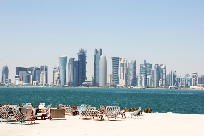 Skyline Doha Qatar