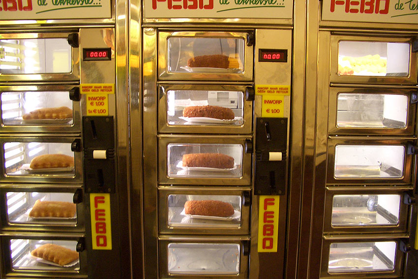 Bread vending machine in Holland
