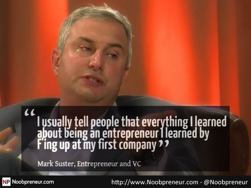 Mark Suster quote about failure