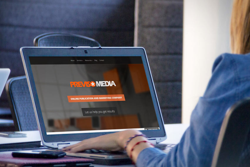 Previso Media website screenshot