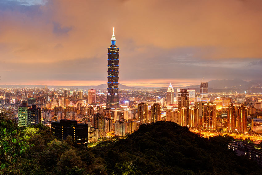 Taipei skyline