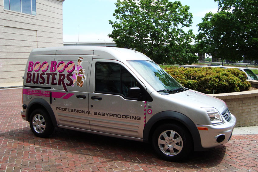 Babyproofing business van