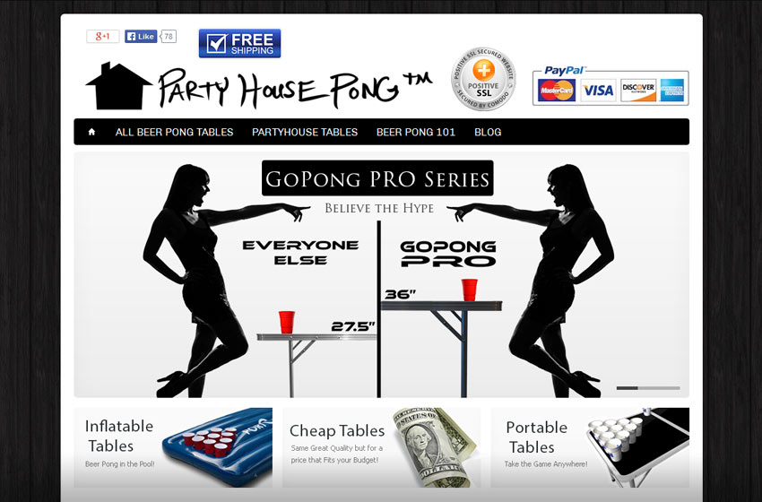 Party House Pong screenshot