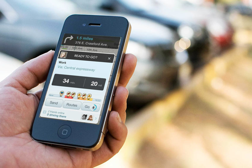 Waze smartphone app