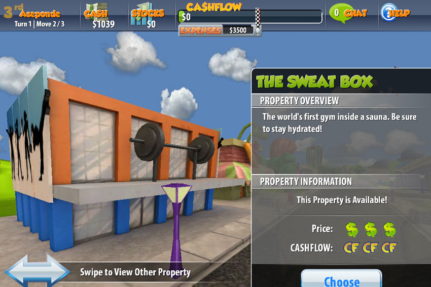 Capital City finance and strategy game screenshot