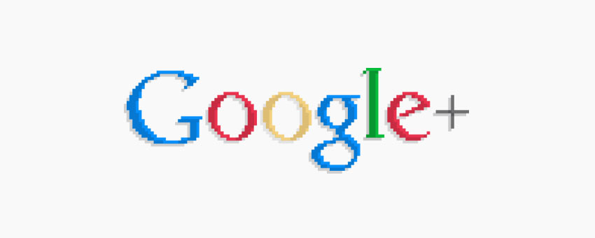 8-bit Google+ logo