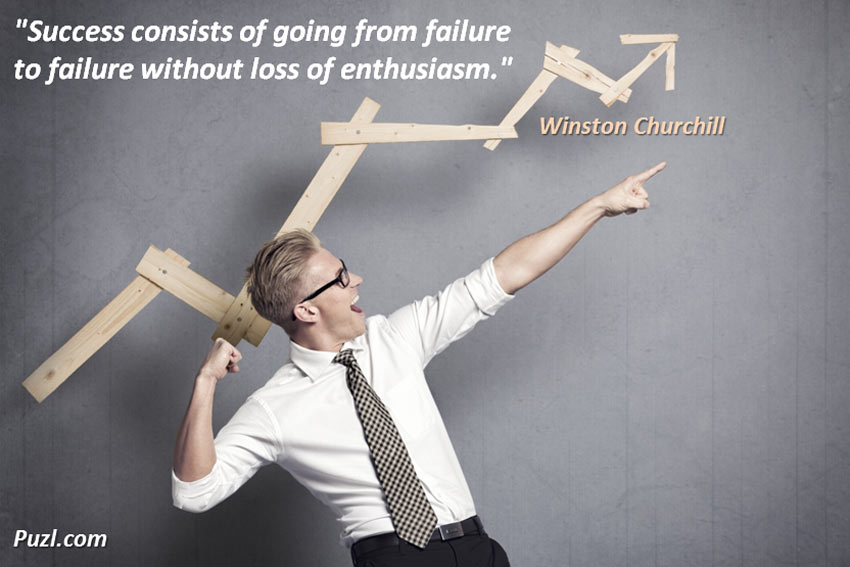 Success quote from Winston Churchill