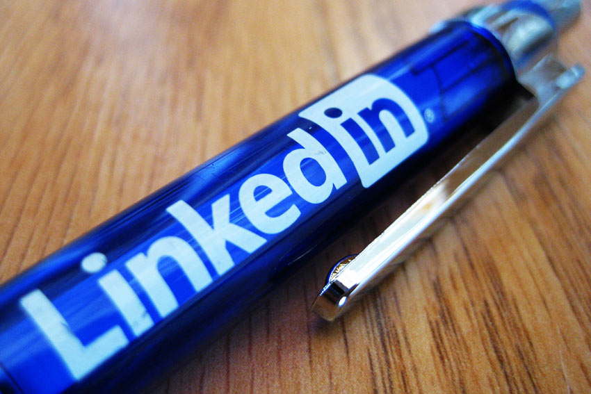 LinkedIn physical branding