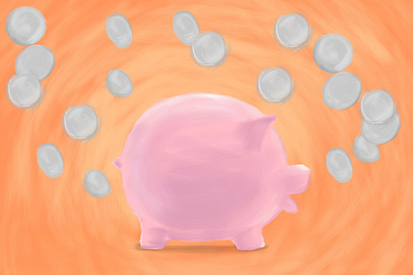 Piggy bank as a tool