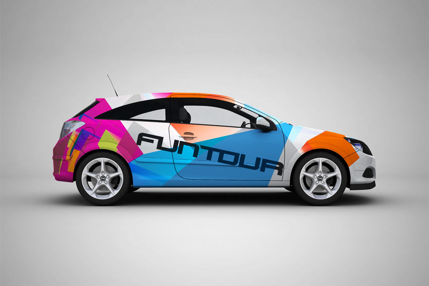 FunTour branded car