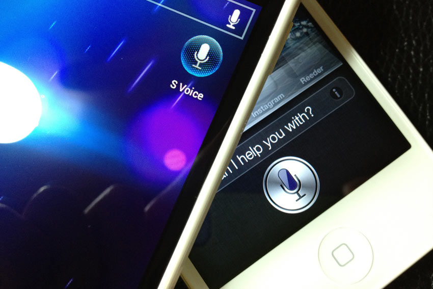Samsung S-Voice and Apple SIri