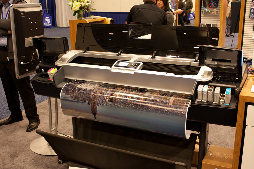 Leased large format printer