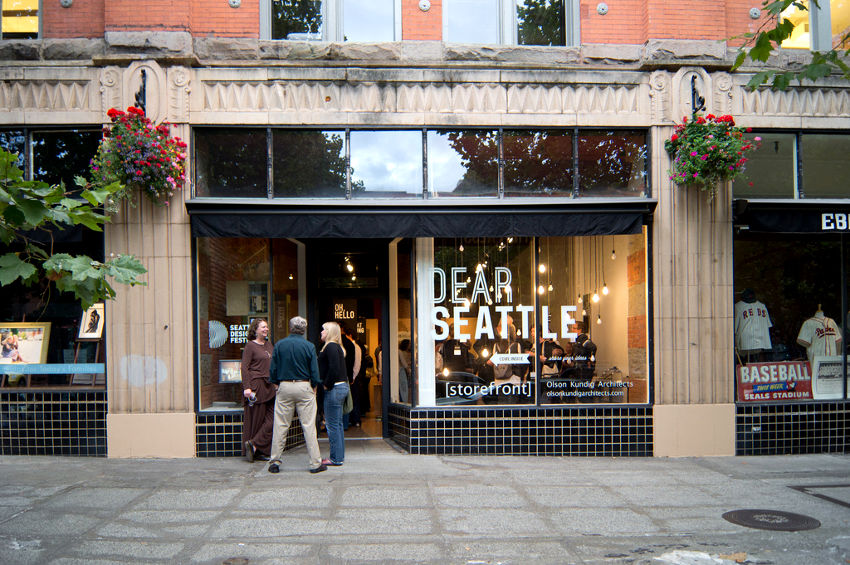Dear Seattle storefront design