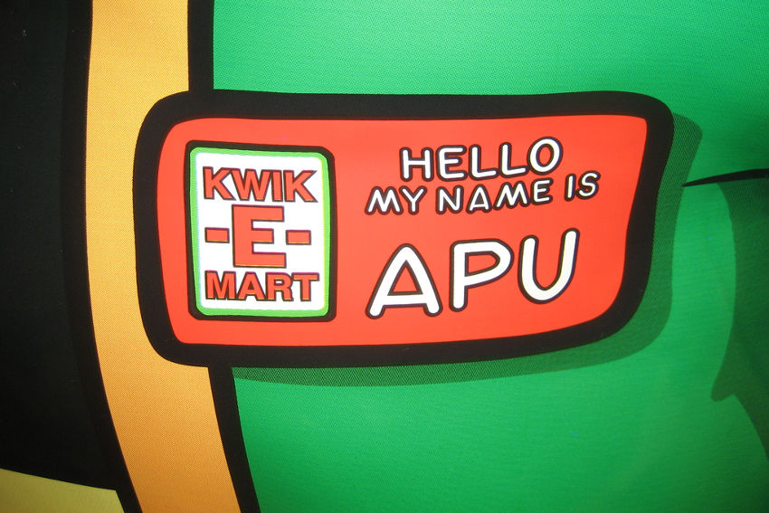 Apu Kwik-E-Mart name badge