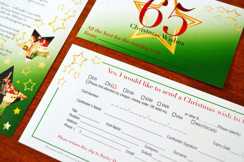 Christmas direct mail