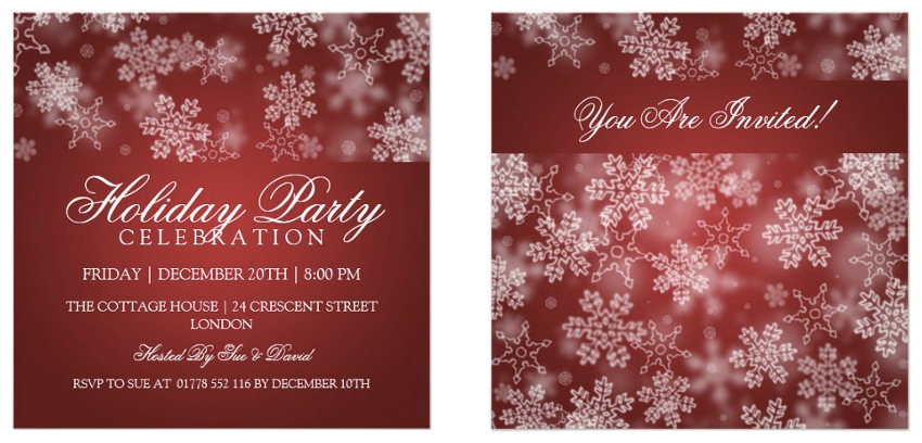 Christmas party RSVP