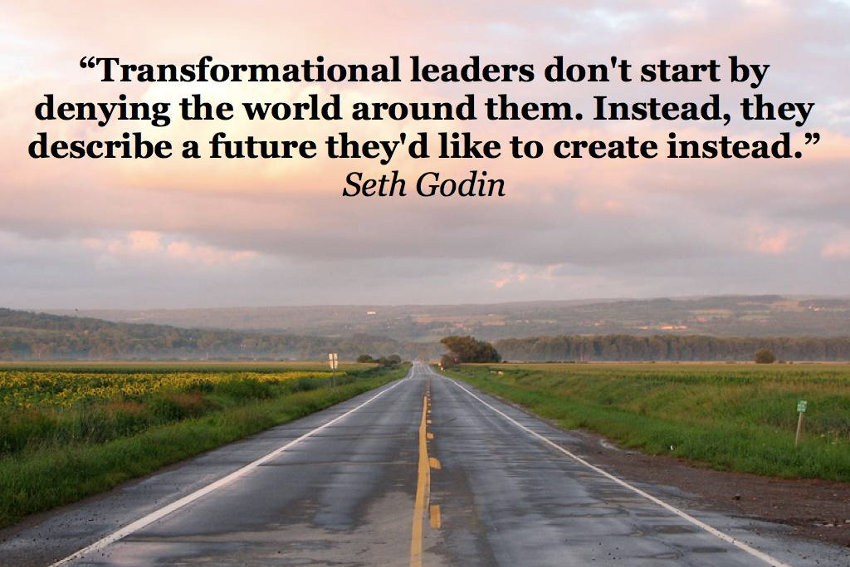 Leadership quote from Seth Godin