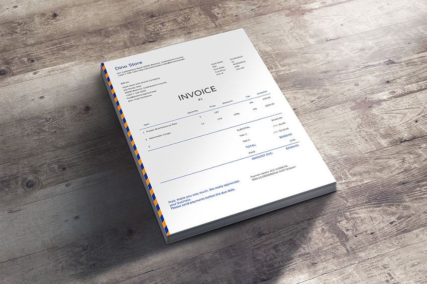 Caballe invoice template by Invoicebus