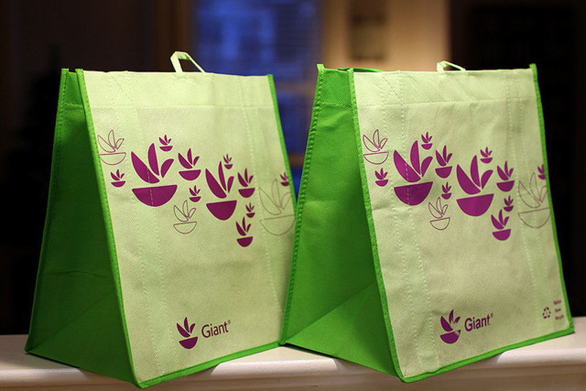 Environmentally friendly promotional bags