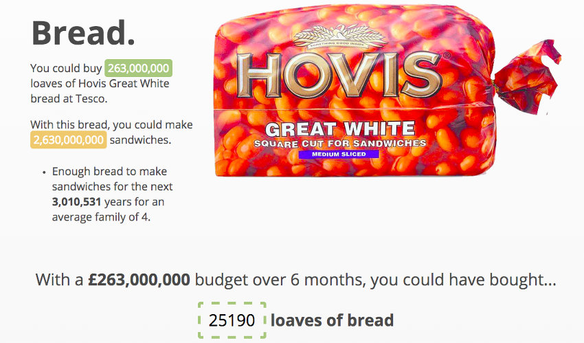Tesco uses Hovis in the marketing campaign