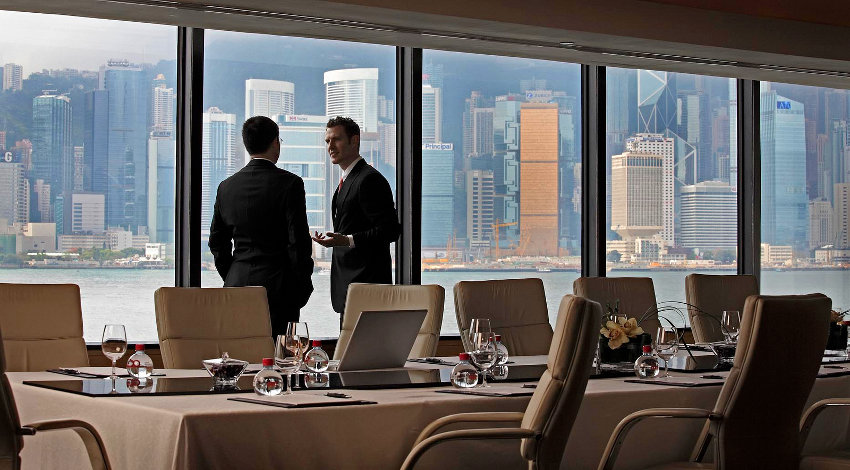 Harbourview meeting room at InterContinental Hong Kong
