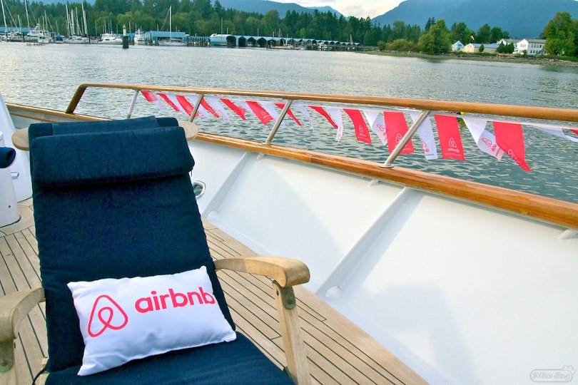 AirBnB yacht in Vancouver