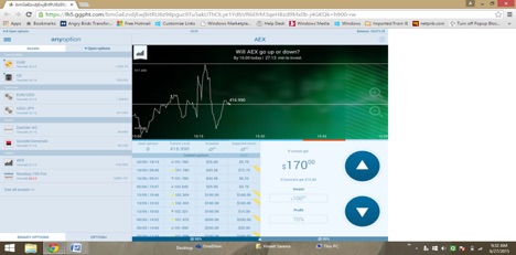 Mobile trading platform