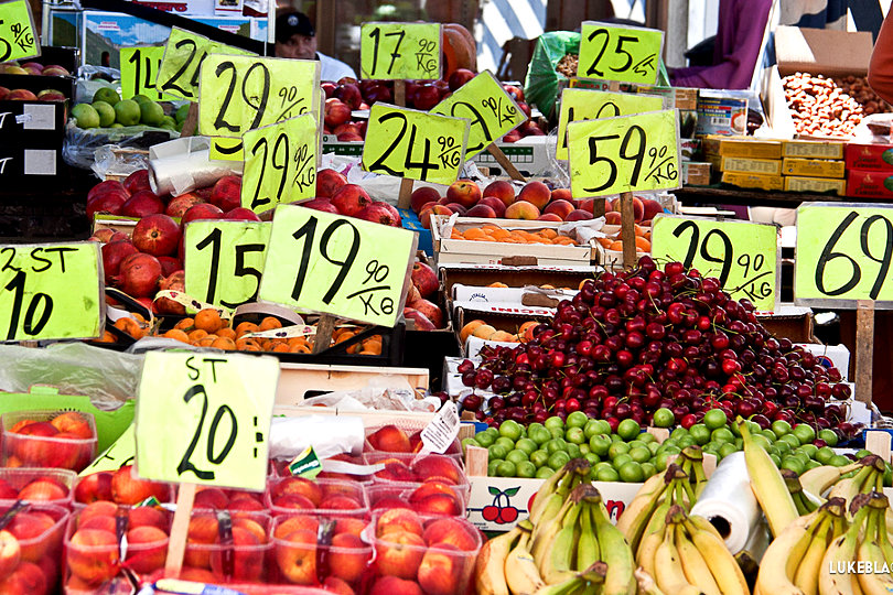 Fruit price tags