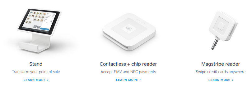 Square mobile payment system - screenshot