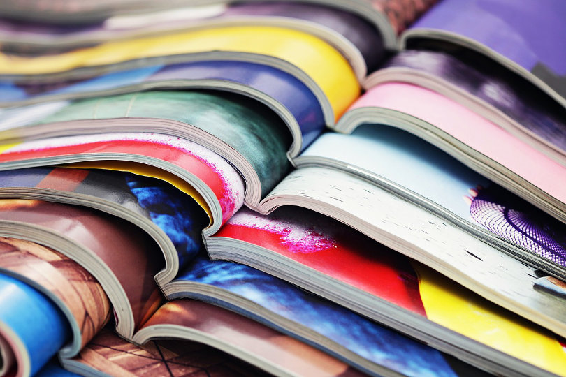 Offline media - magazines