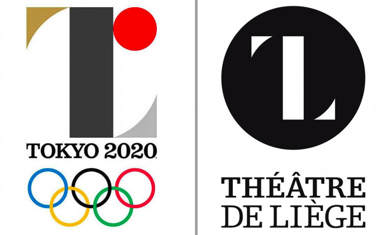 Tokyo 2020 vs. Theatre de Liege logo