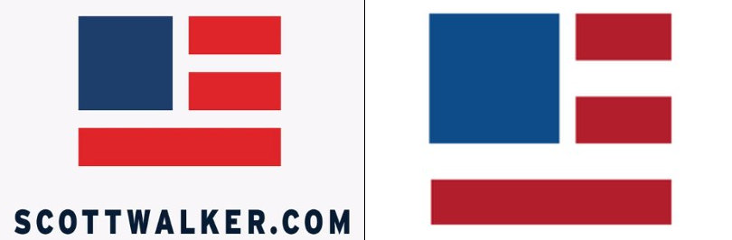 Scott Walker 2016 vs. America's Best logo