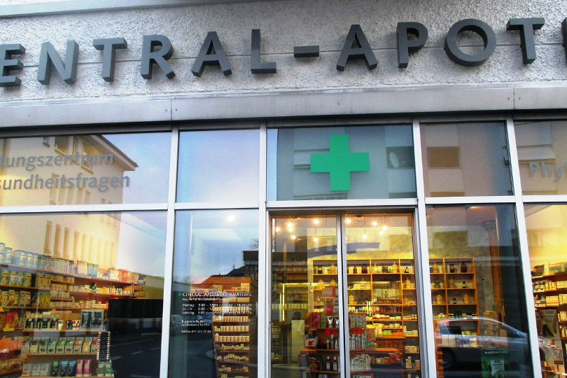 Pharmacy in downtown