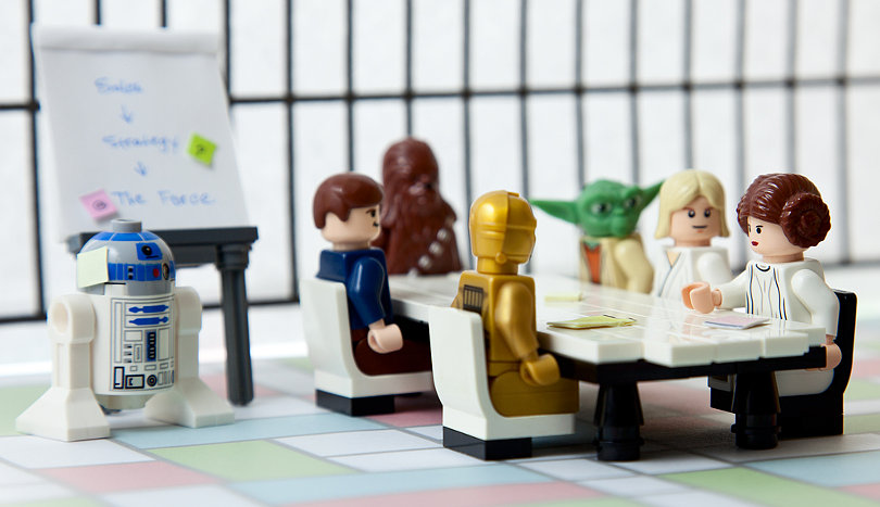 Star Wars job planning meeting