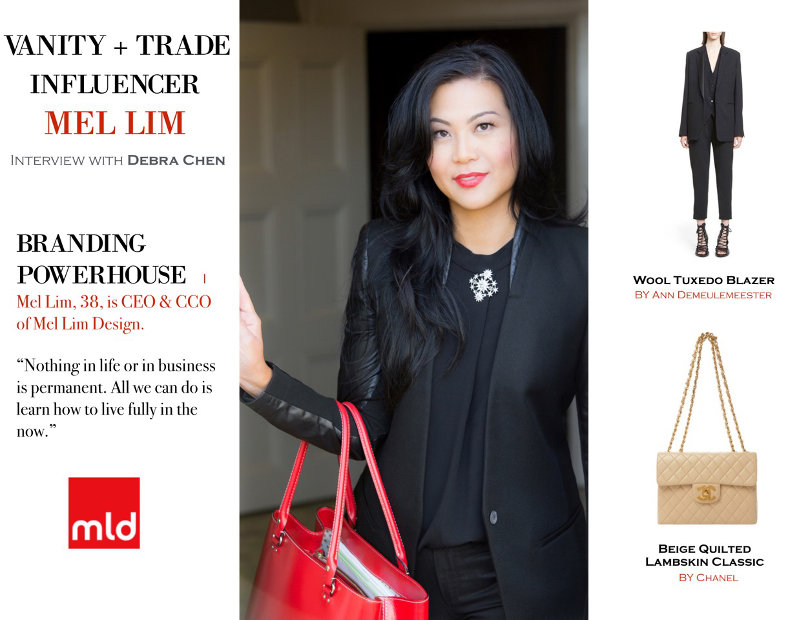 Mel Lim, CEO of Mel Lim Design - featured on Vanity+Trade